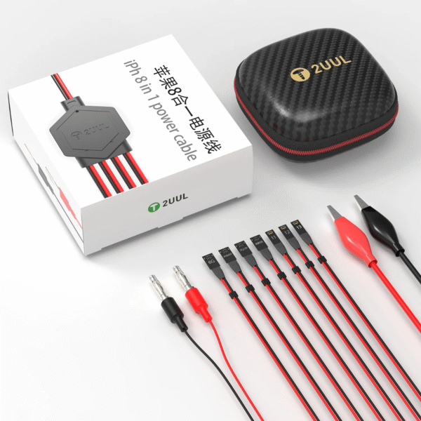 2UUL Ultra‑Soft FPC Power Line (1.2 m) – Test Cable for iPhone 6 to 13 Series Diagnostics - Image 2