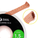 2UUL WL‑2515 Double‑Sided Copper Desoldering Wick – 2.5 mm × 1.5 m for Precision Solder Removal