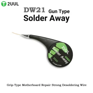 2UUL DW21 Gun-Style Desoldering Wick 2.0mm × 2.0m