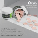 2UUL SC09 CPU Fever Patch – Copper Thermal Pad for Post‑Repair Heat Dispersion (17 × 15 mm)