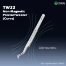 2UUL TW22 Non-Magnetic Curved Tip Tweezer ensures precise