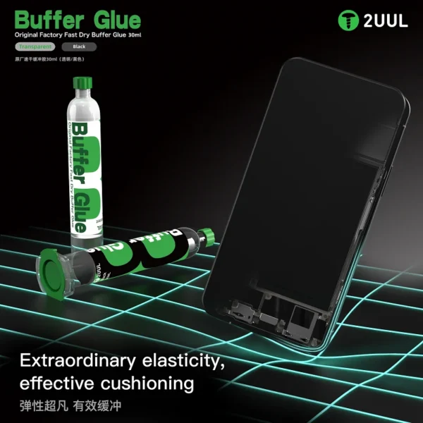 2UUL GL01 Black Fast‑Dry Buffer Glue – 30 ml Mobile Repair Adhesive - Image 5