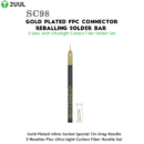 2UUL SC98 Gold-Tipped Reballing Bars