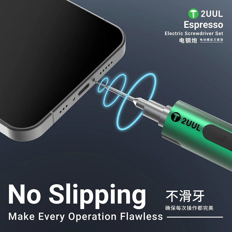 2UUL SD11 Electric Screwdriver (Espresso) – Compact Cordless Torque Driver with Smart Control - Image 3