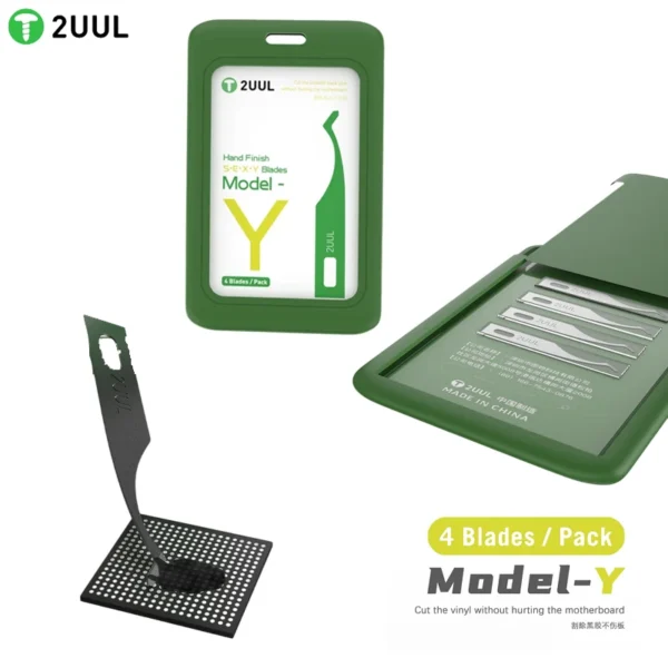 2UUL DA17 Hand-Finish Blade Set – Model S (4 Pcs, Handle Not Included) - Image 2