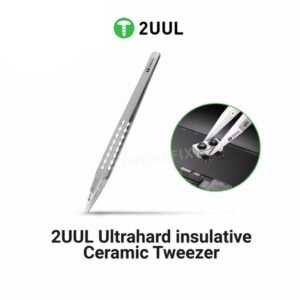 2UUL TW31 Ultra‑Hard Ceramic Tweezers for PCB & IC Work